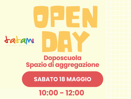 Open Day Centro Torrazza: Doposcuola e Spazio di aggregazione