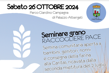 Seminare grano per raccogliere pace | Sabato 26 ottobre al Parco Giardino Campagna